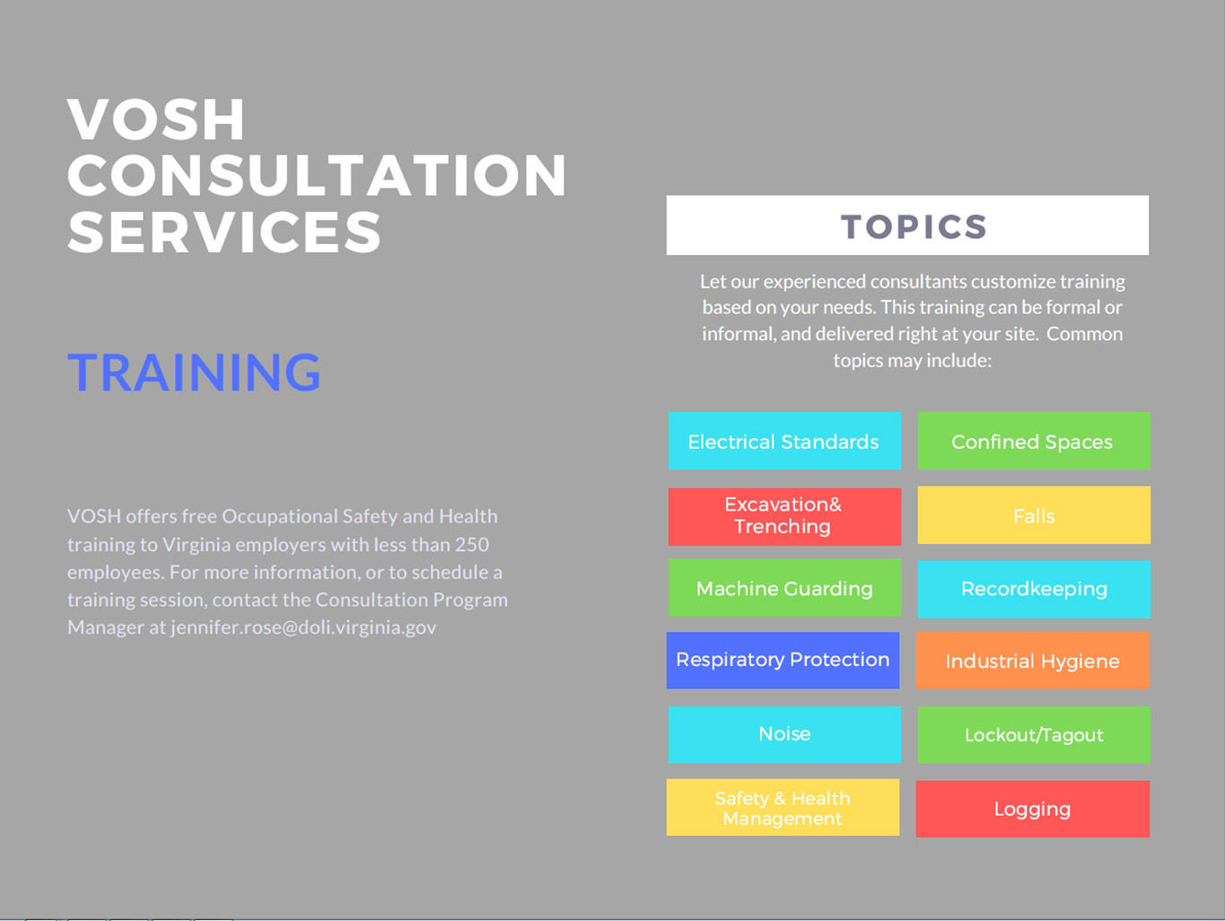 Consultation Services Training Graphic